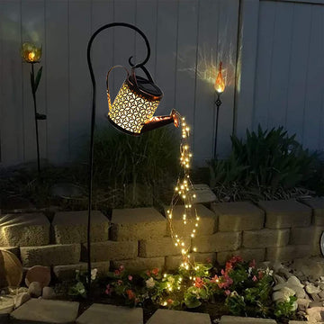 Enchantedcan – Solcelledrevet Havelygte med 16 Farvemuligheder en Fjernbetjening