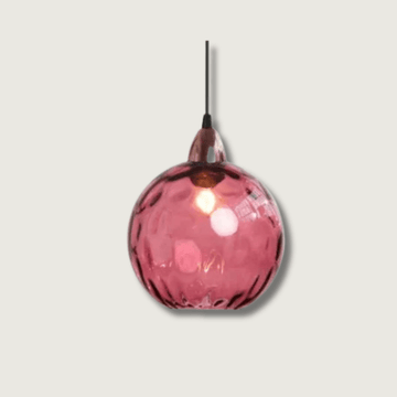 Glaskugle – Glaspendel med Moderne Design og Stemningsfuldt Lys