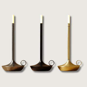 BrightEase - Bærbar LED-Bordlampe med Genopladeligt Batteri og Touch-Kontrol