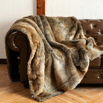 LumiNest – Faux Fur Tæppe med Ultra-Blød Luksusfølelse