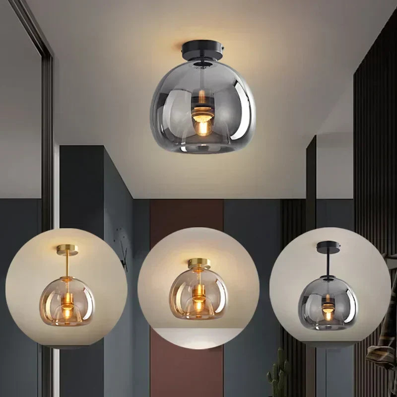 GloLuxe – Minimalistisk Loftlampe med Elegant Nordisk Design