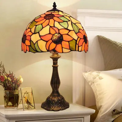 LumiTiffany – Elegant Glaspendellampe med Vintage Design