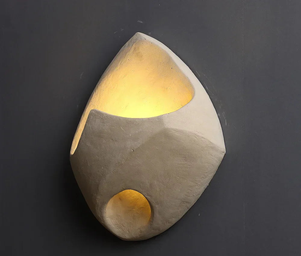 ZenFutur – Wabi-Sabi Væglampe med Minimalistisk LED-Design