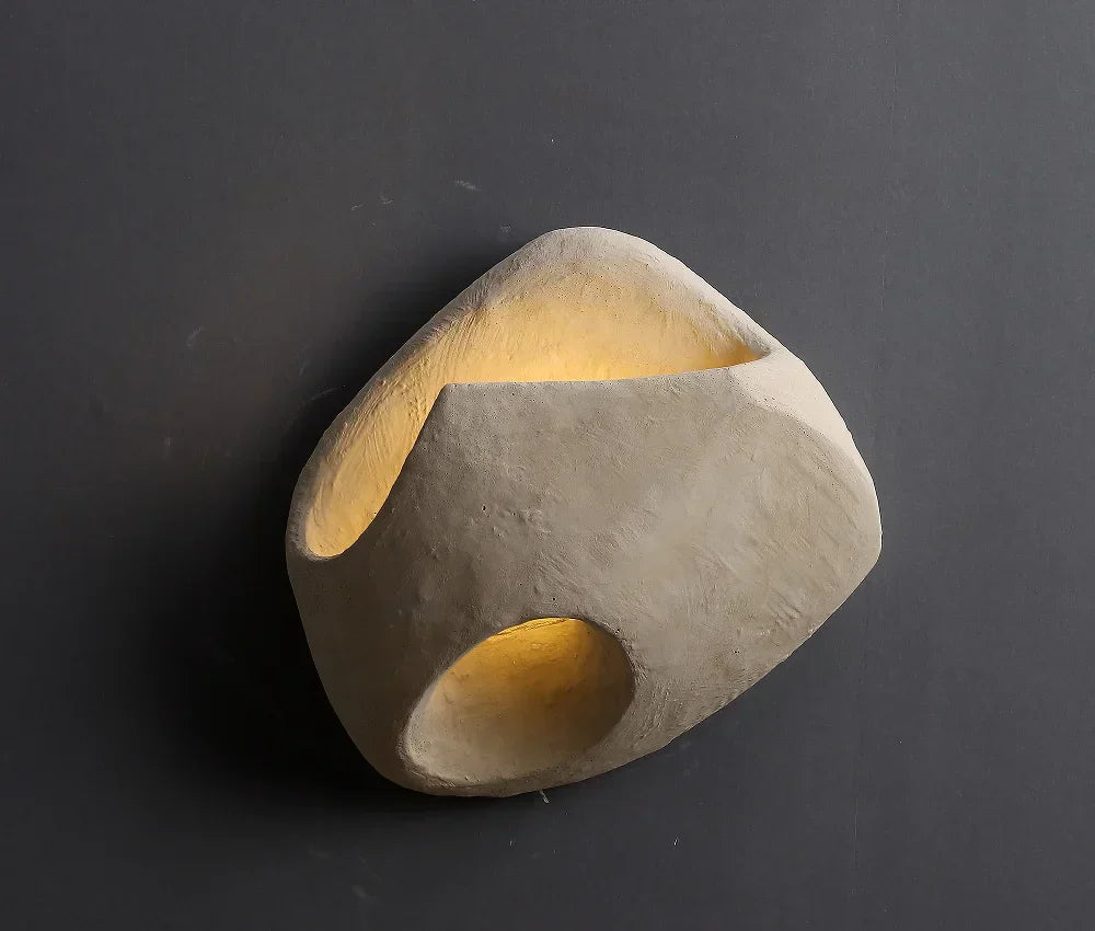 ZenFutur – Wabi-Sabi Væglampe med Minimalistisk LED-Design