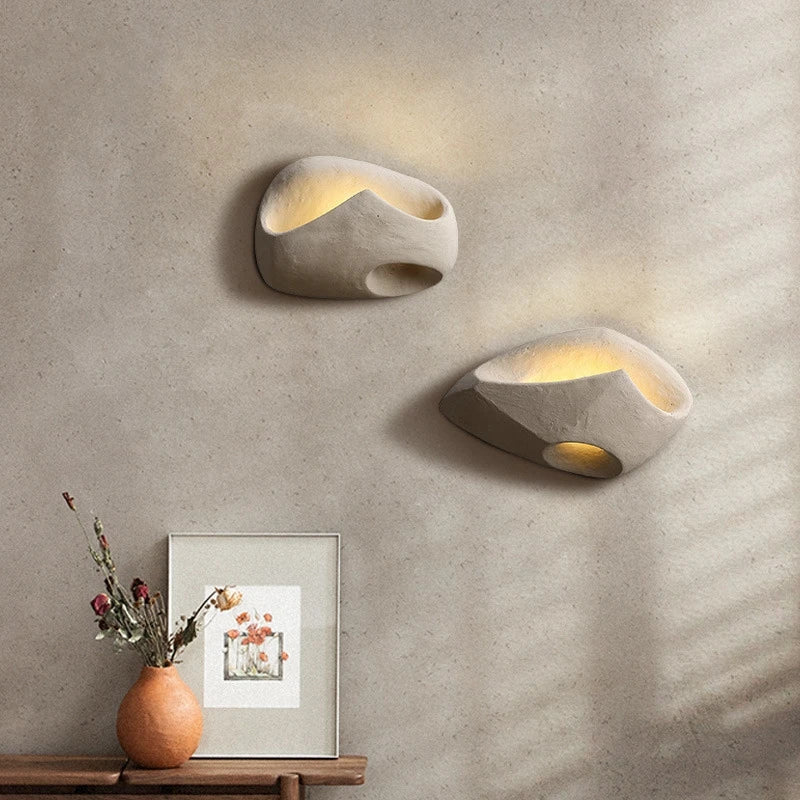 ZenFutur – Wabi-Sabi Væglampe med Minimalistisk LED-Design